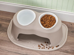Double Dog Bowl Raised Feeding System - WeatherTech