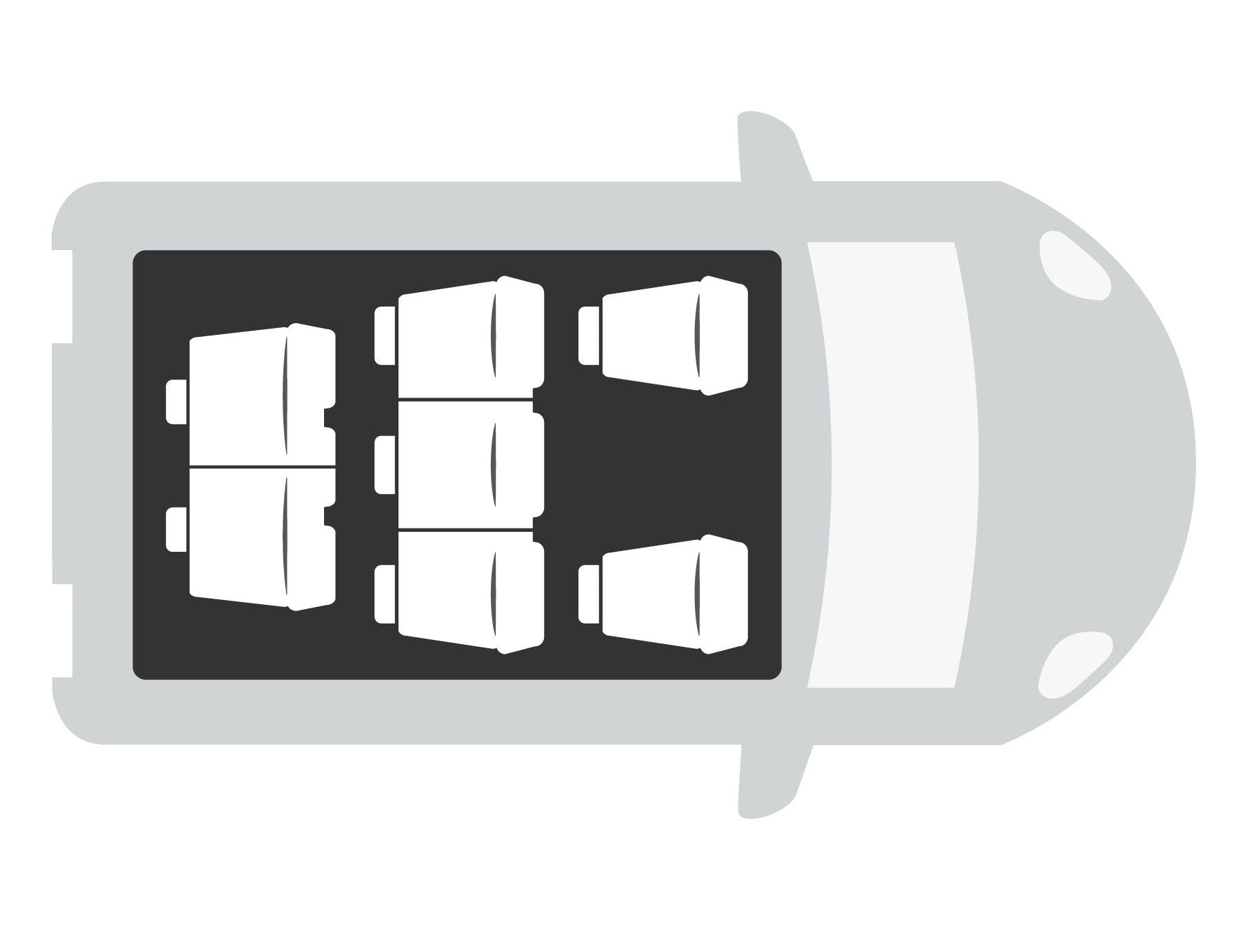 Land Rover 110 Boot Layout Land Rover Defender 110 Boot Cargo Liner 2020+ | #401374 | WeatherTech ...