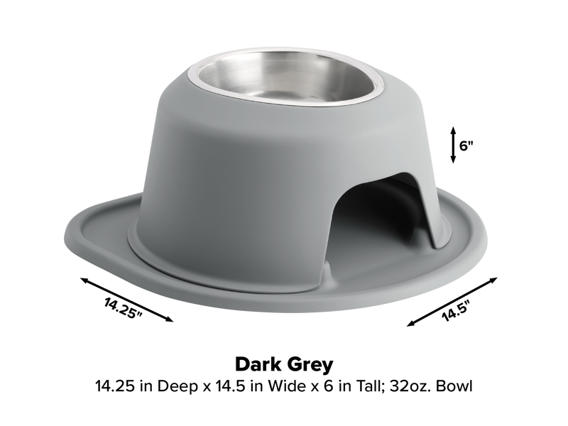 Single Dog Bowl Raised Feeding System - WeatherTech