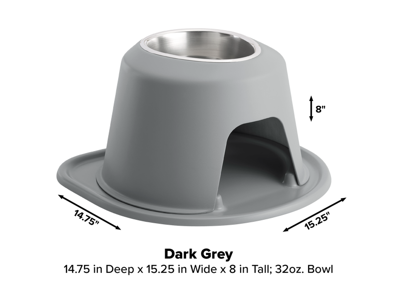 Single Dog Bowl Raised Feeding System - WeatherTech