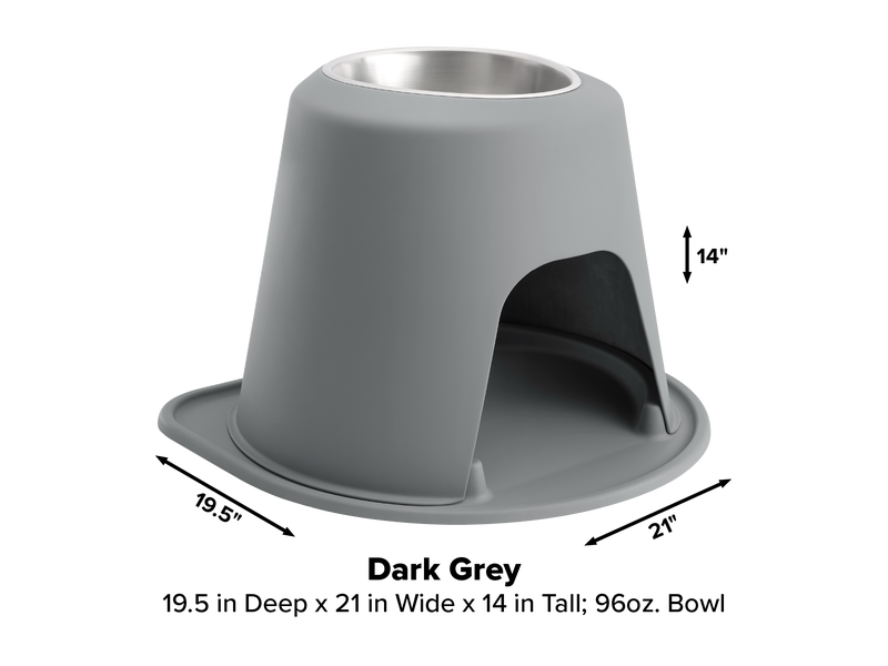 Single Dog Bowl Raised Feeding System - WeatherTech
