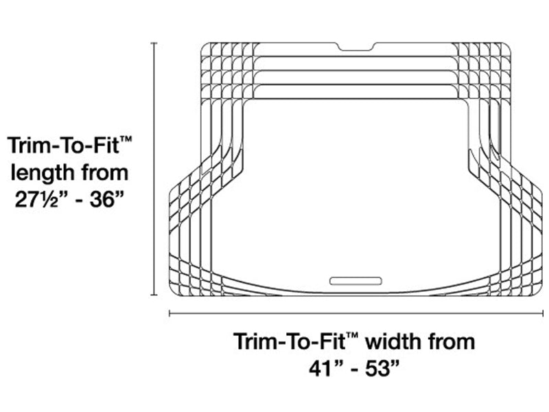 Universal Trim-to-Fit Car Boot Liner | #11AVMCB | WeatherTech